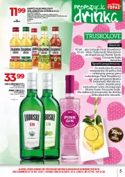 Gazetka promocyjna Topaz - Gazetka - Gazetka - ważna od 31.08 do 31.08.2021 - strona 5 - produkty: Por, Mus, Gin, Inka, Sante, Limonka, Napój, Likier, Monte, Fa