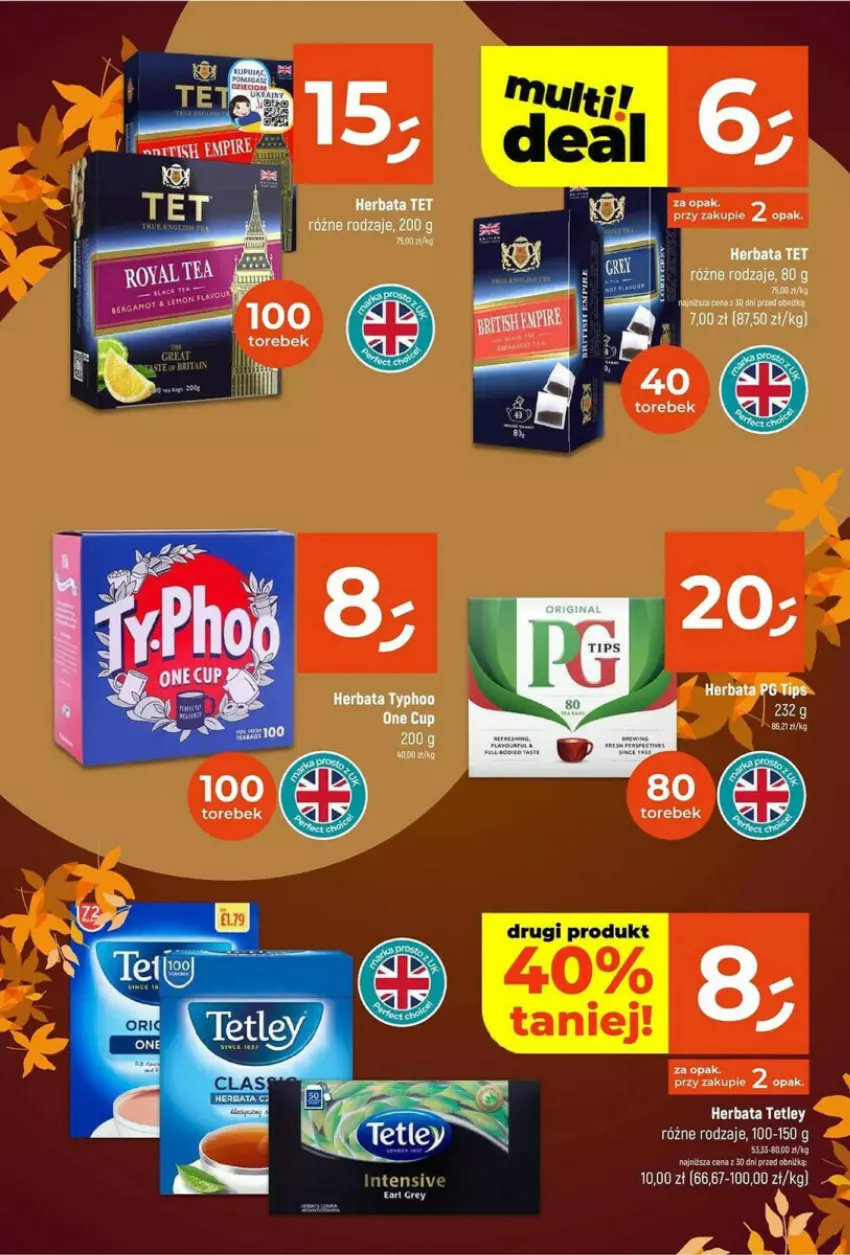 Gazetka promocyjna Dealz - ważna 27.09 do 09.10.2024 - strona 7 - produkty: Earl Grey, Fa, Herbata, Tetley