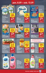 Gazetka promocyjna Aldi - Oferta weekendowa - Gazetka - ważna od 13.09 do 13.09.2025 - strona 3 - produkty: Piwa, Piwo, Ser, Gra, Orzeszki, Cukier, Parówki, Diamant, Tyskie, Serek, Czekolada mleczna, Camembert, Czekolada, Miód, Morliny, Hochland, Fairy, Płyn do mycia, Cukier trzcinowy, Sidolux, Orzeszki ziemne, Berlinki, Almette, Nektar, Fa