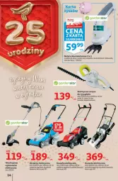 Gazetka promocyjna Auchan - 25 Urodziny – Życzymy Wszystkiego Kwitnącego - Gazetka - ważna od 04.05 do 04.05.2021 - strona 14 - produkty: Piec, Teleskop, Sok, Noż, Nożyce, Kosz, Mule, Kasza, Kosiarka, Akumulator