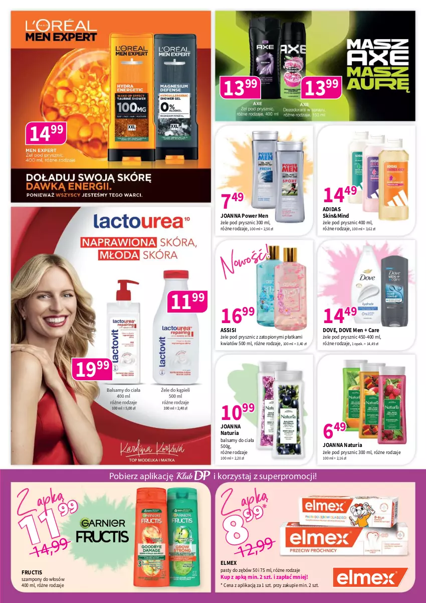 Gazetka promocyjna Drogerie Polskie - Gazetka - ważna 12.06 do 30.06.2026 - strona 5 - produkty: Adidas, Dove, Elmex, Fructis, Joanna, Szampon, Top