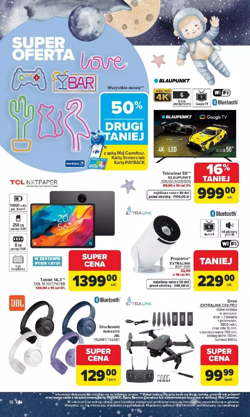 Gazetka promocyjna Carrefour - Gazetka Dzień Dziecka - ważna 18.05 do 01.06.2026 - strona 17 - produkty: Fa, JBL, Kamera, Pokrowiec, Słuchawki, Tablet