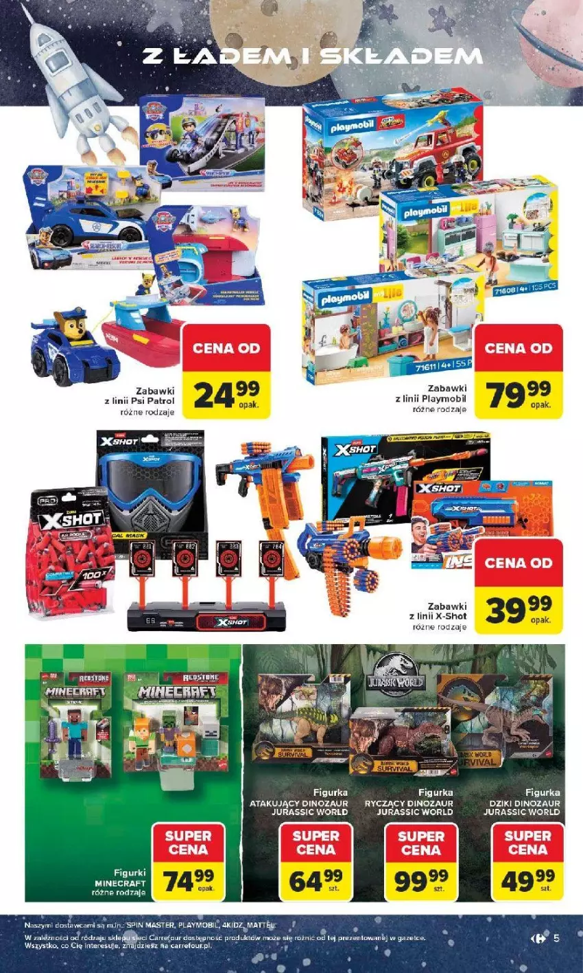 Gazetka promocyjna Carrefour - Gazetka Dzień Dziecka - ważna 18.05 do 01.06.2026 - strona 6 - produkty: Dinozaur, Fa, Jurassic World, Minecraft, Psi Patrol