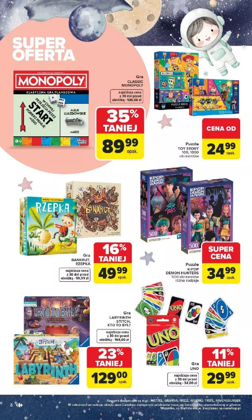 Gazetka promocyjna Carrefour - Gazetka Dzień Dziecka - ważna 18.05 do 01.06.2026 - strona 9 - produkty: Fa, Gra, Monopoly, Puzzle