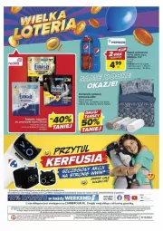 Gazetka promocyjna Carrefour - Gazetka - ważna od 30.09 do 30.09.2023 - strona 43 - produkty: Ser, Rum, BIC, 7up, Pepsi max, Finish, Pościel, Tablet, Mirinda, Pepsi, Napój gazowany, Zmywarki, Napój, Fa