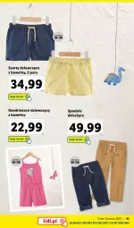 Gazetka promocyjna Lidl - KATALOG DZIEŃ DZIECKA - Gazetka - ważna od 01.06 do 01.06.2023 - strona 43 - produkty: Szorty, Tera, Kombinezon, Dzieci, Spodnie