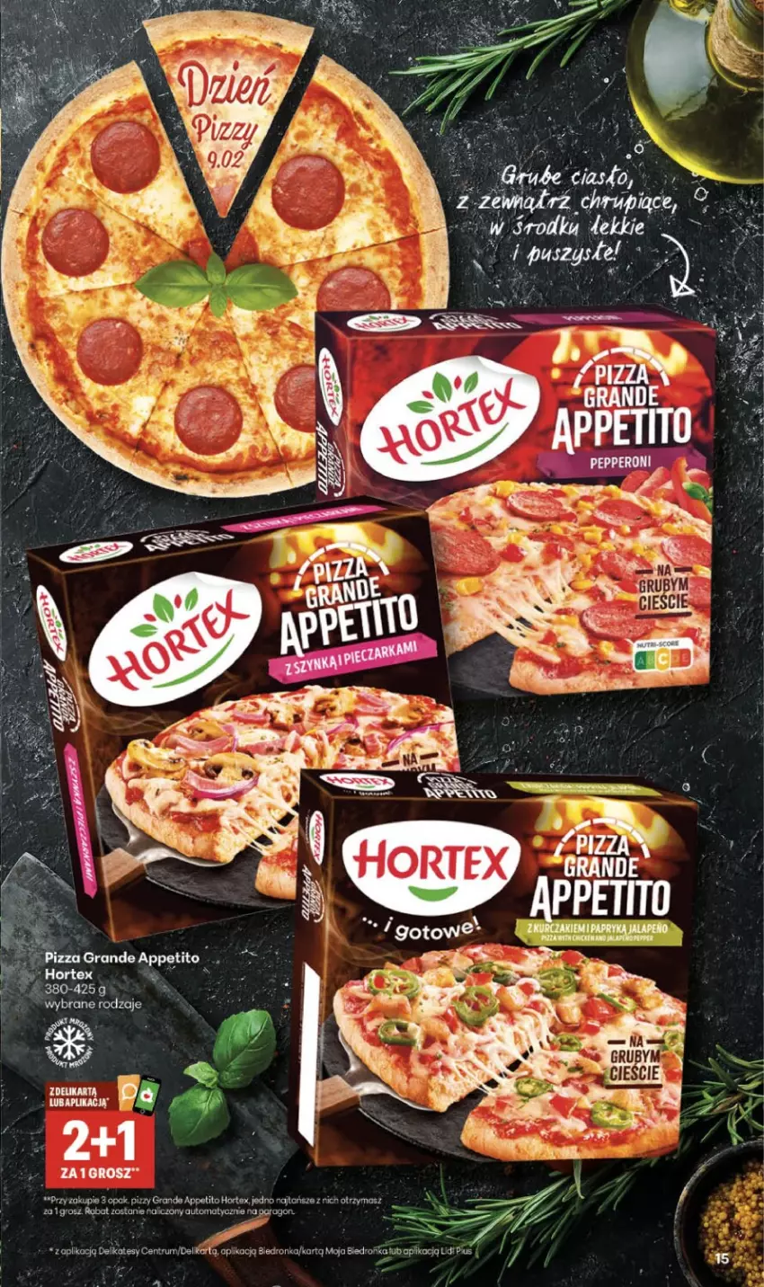 Gazetka promocyjna Delikatesy Centrum - Franczyza DC06 Czwartek - ważna 05.02 do 11.02.2026 - strona 15 - produkty: Anew, Gra, Hortex, Pizza