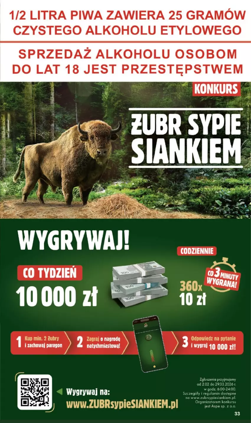 Gazetka promocyjna Delikatesy Centrum - Franczyza DC06 Czwartek - ważna 05.02 do 11.02.2026 - strona 33 - produkty: Gra, Gry, Piwa