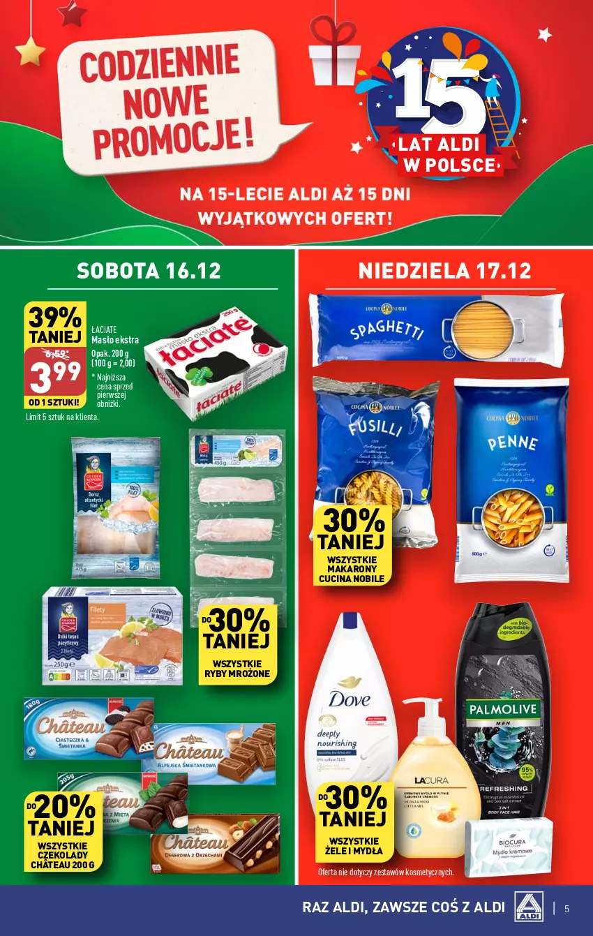 Gazetka promocyjna Aldi - Pełna oferta - ważna 11.12 do 17.12.2023 - strona 5 - produkty: Makaron, Masło