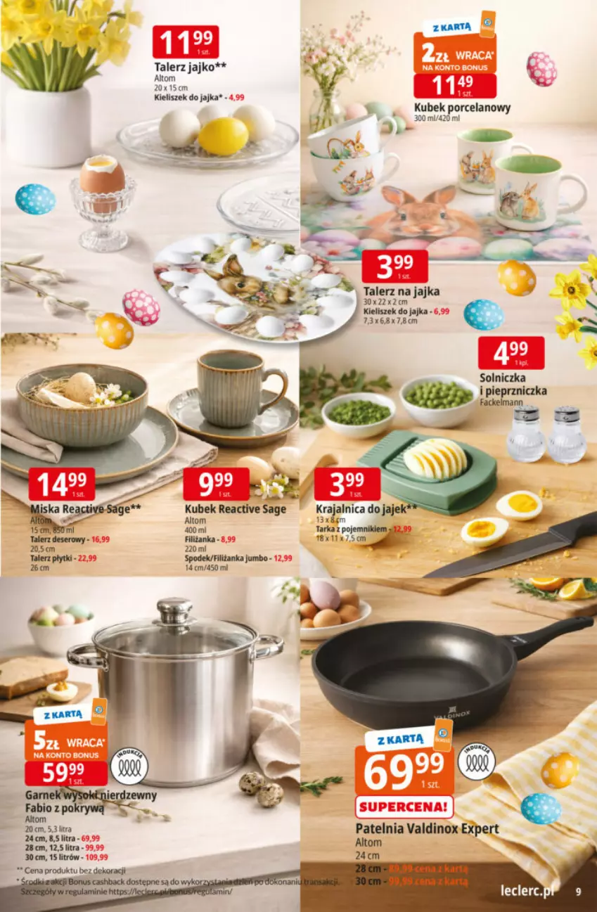 Gazetka promocyjna E Leclerc - ważna 17.03 do 29.03.2026 - strona 41 - produkty: Kieliszek, Kubek, Patelnia, Por, Talerz