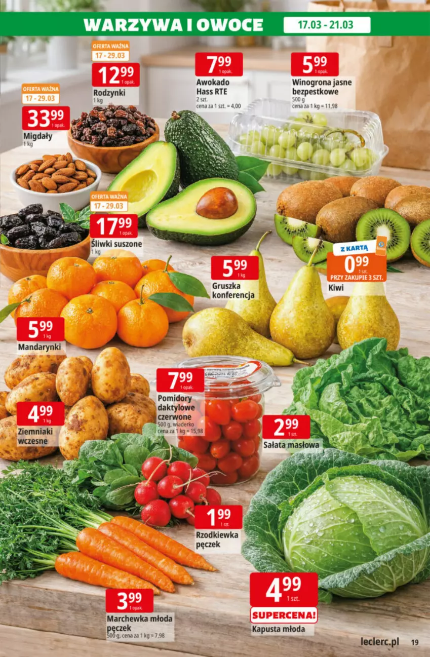 Gazetka promocyjna E Leclerc - ważna 17.03 do 29.03.2026 - strona 51 - produkty: Owoce, Pomidory, Warzywa, Wino, Winogrona, Ziemniaki