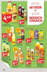 Gazetka promocyjna Auchan - Szkoła oszczędzania Hipermarkety 25-31.08 - Gazetka - ważna od 31.08 do 31.08.2022 - strona 22 - produkty: Sok pomarańczowy, Sok, Lemoniada, Smoothie, HP