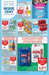 Gazetka promocyjna Auchan - Szkoła oszczędzania Hipermarkety 25-31.08 - Gazetka - ważna od 31.08 do 31.08.2022 - strona 31 - produkty: Piwa, Piwo, Nałęczowianka, Mus, Gra, Coca-Cola, Leon, Tonik, Woda mineralna, Woda, Napój, Hortex