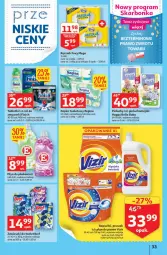 Gazetka promocyjna Auchan - Szkoła oszczędzania Hipermarkety 25-31.08 - Gazetka - ważna od 31.08 do 31.08.2022 - strona 33 - produkty: Płyn do prania, Rum, Gin, Gra, Papier, Finish, Zawieszki, Bell, Bref, Pieluchy, Tablet, Majtki, Papier toaletowy, Vizir, Aloe vera, Ręcznik, Rolki, Puder, Foxy, Bella, Pieluchomajtki, Zmywarki