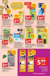 Gazetka promocyjna Auchan - Szkoła oszczędzania Hipermarkety 25-31.08 - Gazetka - ważna od 31.08 do 31.08.2022 - strona 7 - produkty: Por, Papier, Długopis, Marker, Tusz, Fa