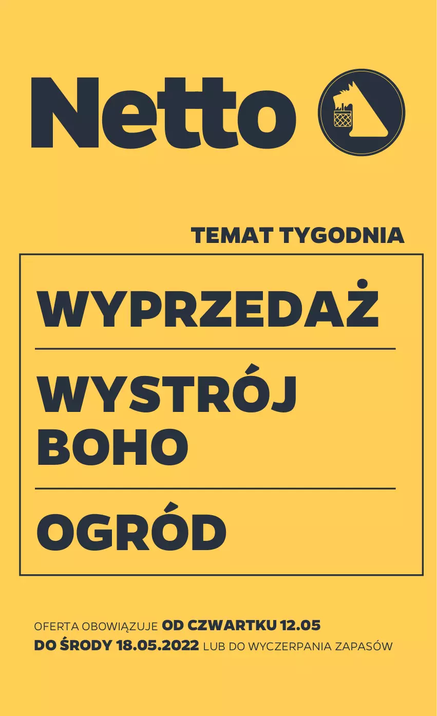 Gazetka promocyjna Netto - Gazetka non food 12.05-18.05 - ważna 12.05 do 18.05.2022 - strona 1 - produkty: Ogród