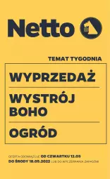 Gazetka promocyjna Netto - Gazetka non food 12.05-18.05 - Gazetka - ważna od 18.05 do 18.05.2022 - strona 1 - produkty: Ogród