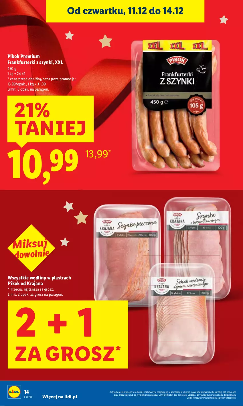 Gazetka promocyjna Lidl - GAZETKA - ważna 11.12 do 14.12.2025 - strona 14 - produkty: PIKOK