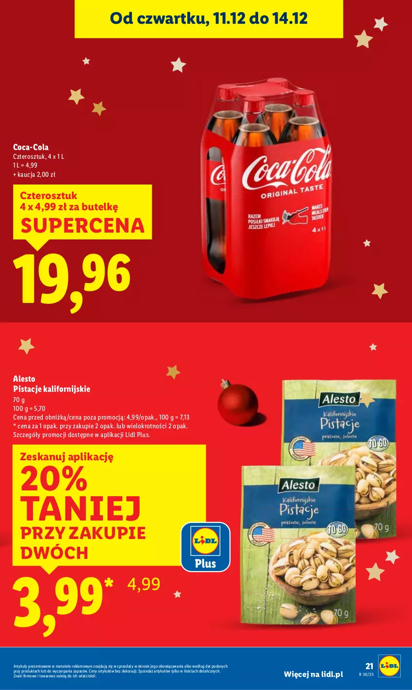Gazetka promocyjna Lidl - GAZETKA - ważna 11.12 do 14.12.2025 - strona 21 - produkty: Pistacje
