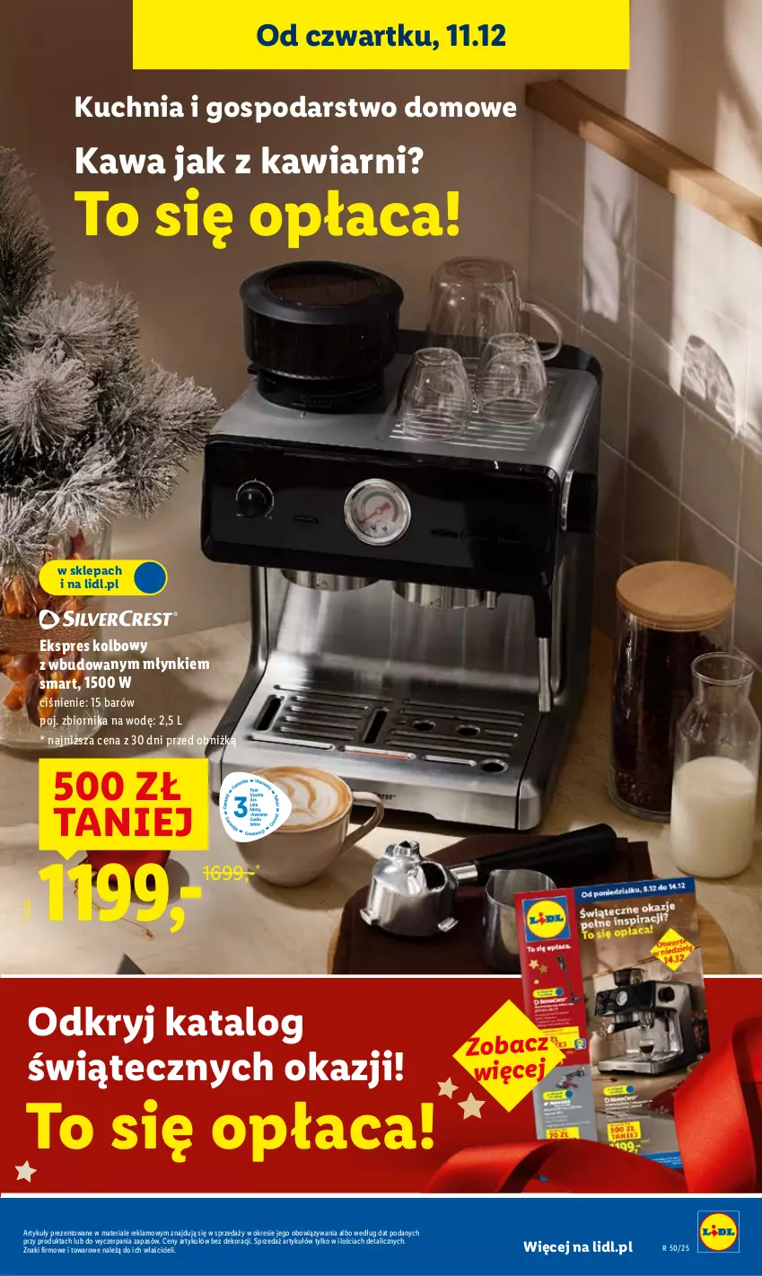 Gazetka promocyjna Lidl - GAZETKA - ważna 11.12 do 14.12.2025 - strona 27 - produkty: Kawa, Kuchnia