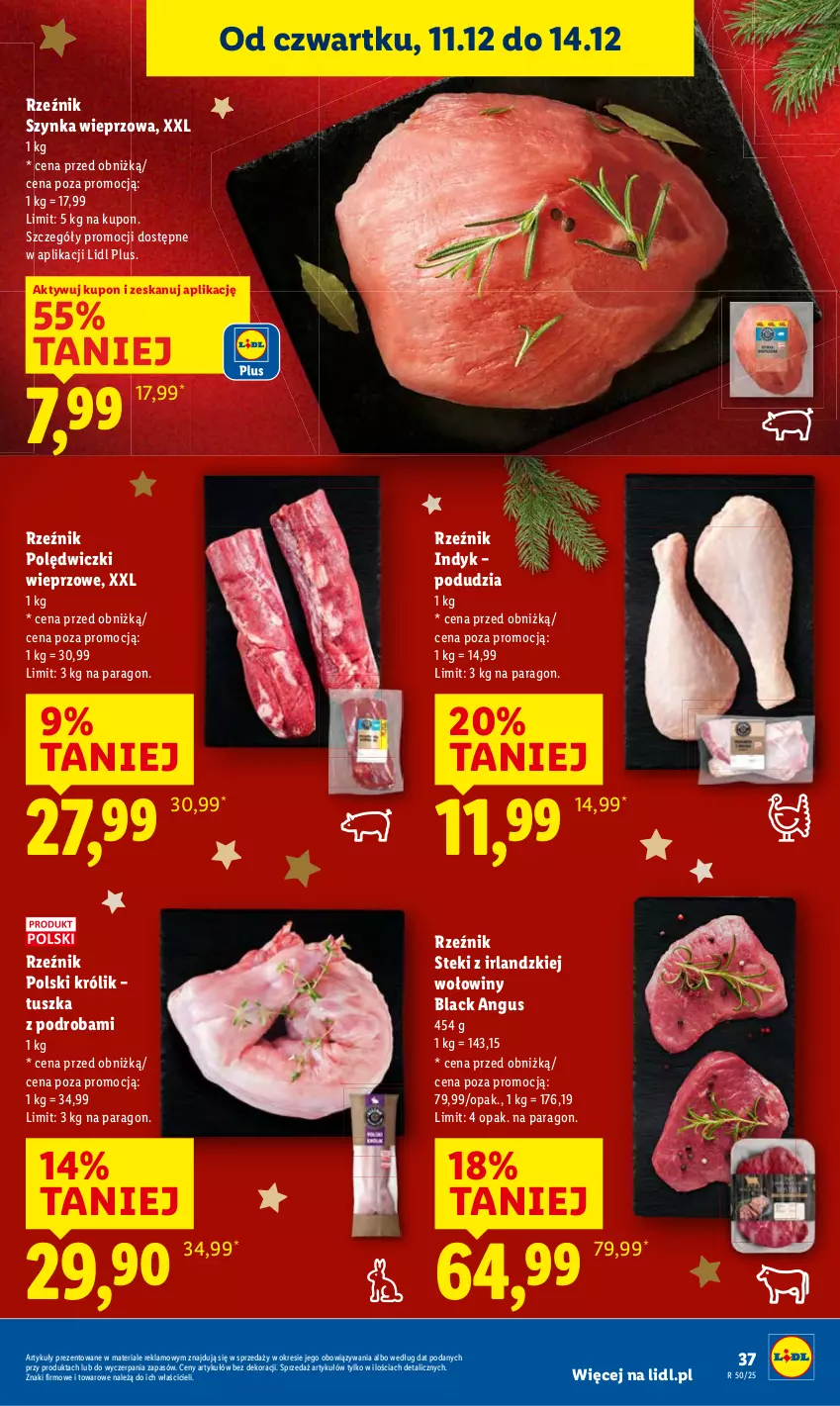Gazetka promocyjna Lidl - GAZETKA - ważna 11.12 do 14.12.2025 - strona 37 - produkty: Lack, Stek, Tusz