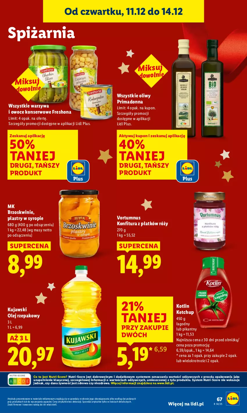 Gazetka promocyjna Lidl - GAZETKA - ważna 11.12 do 14.12.2025 - strona 67 - produkty: Ketchup, Kotlin, Prima
