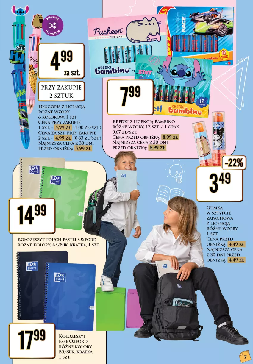 Gazetka promocyjna Dino - Katalog - Witaj szkoło 2026 - ważna 20.07 do 01.08.2026 - strona 7 - produkty: Długopis