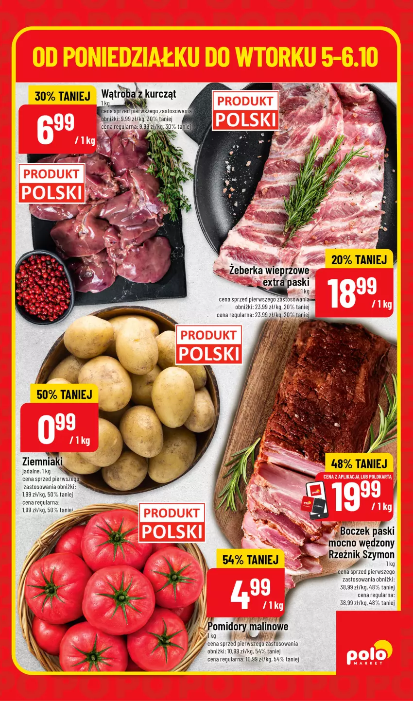 Gazetka promocyjna PoloMarket - Katalog Superhity - ważna 05.10 do 06.10.2026 - strona 5 - produkty: Boczek, Fa, Pomidory
