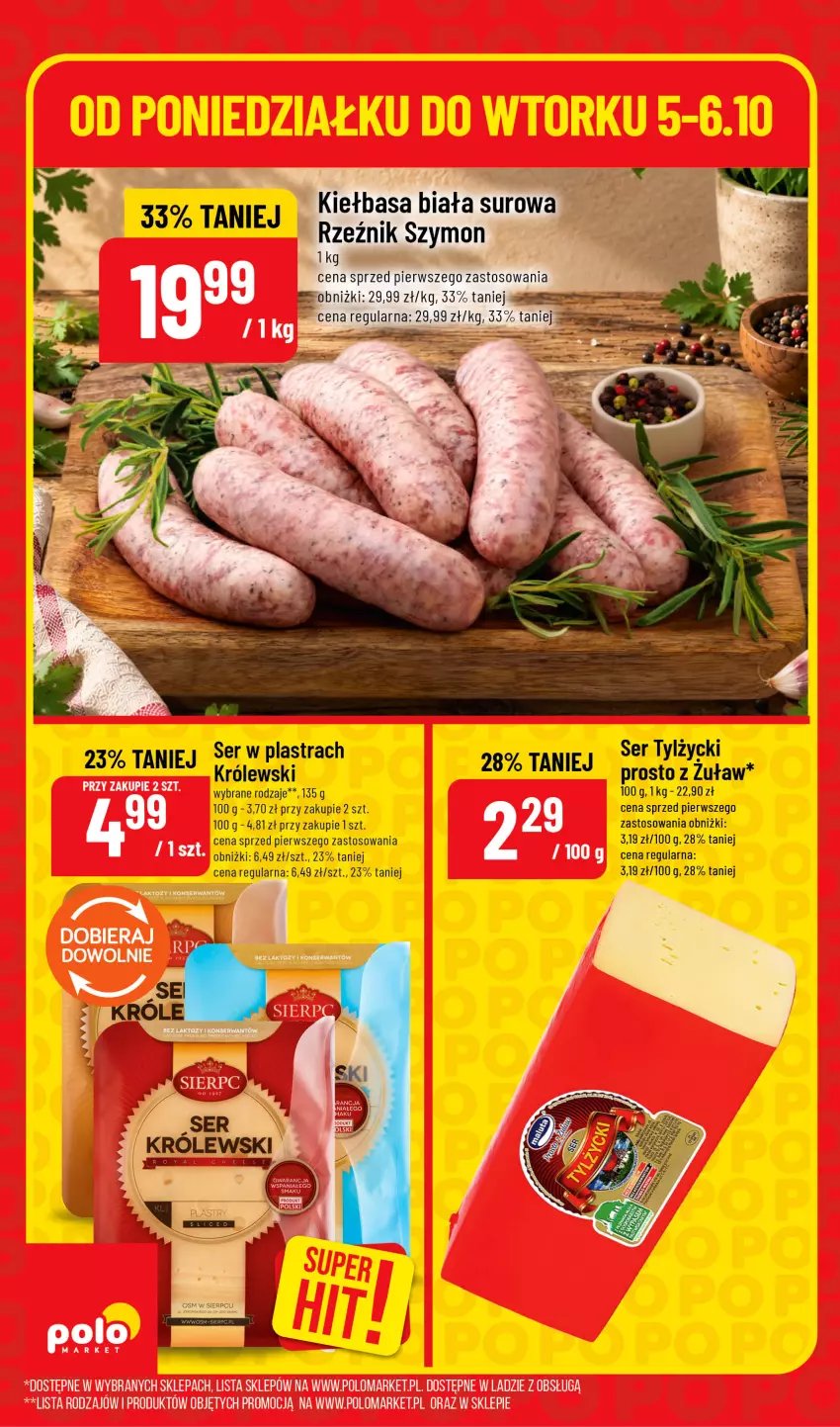 Gazetka promocyjna PoloMarket - Katalog Superhity - ważna 05.10 do 06.10.2026 - strona 6 - produkty: Królewski, Ser, Ser tylżycki
