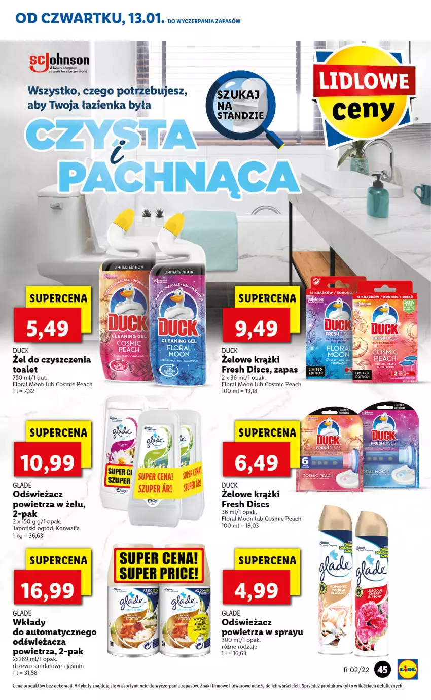 Gazetka promocyjna Lidl - GAZETKA - ważna 13.01 do 16.01.2022 - strona 45 - produkty: Duck, Fa, Flora, Ogród, Sandał