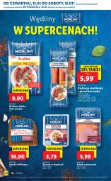 Gazetka promocyjna Lidl - GAZETKA - Gazetka - ważna od 16.01 do 16.01.2022 - strona 18 - produkty: Kurczak, Szynka, Morliny, Boczek, Kiełbasa, Kiełbasa śląska