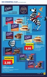 Gazetka promocyjna Lidl - GAZETKA - Gazetka - ważna od 16.01 do 16.01.2022 - strona 27 - produkty: Panna cotta, Czekolada mleczna, Czekolada, Czekolada gorzka, E. Wedel, Brownie