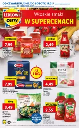 Gazetka promocyjna Lidl - GAZETKA - Gazetka - ważna od 16.01 do 16.01.2022 - strona 38 - produkty: Ketchup, Makaron, Warzywa, Sos, Sok, Pur, Gra, Penne, Pizza, Spaghetti, Sok pomidorowy, Barilla