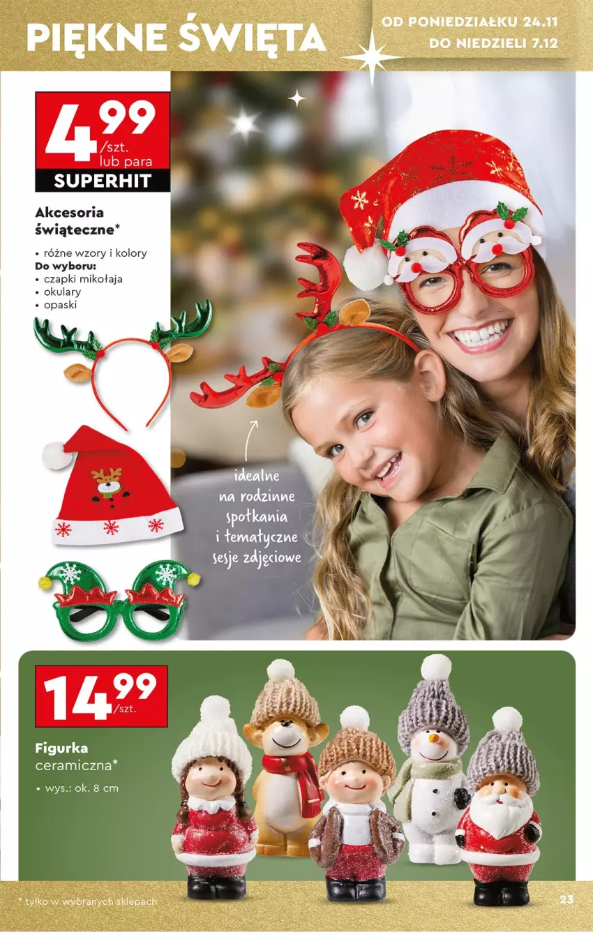 Gazetka promocyjna Biedronka - Okazje Tygodnia - ważna 22.11 do 06.12.2025 - strona 25 - produkty: Figurka ceramiczna