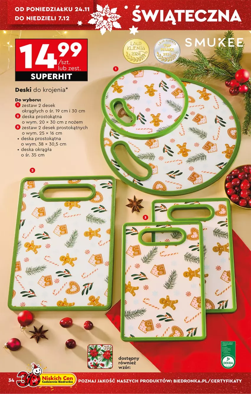 Gazetka promocyjna Biedronka - Okazje Tygodnia - ważna 22.11 do 06.12.2025 - strona 36 - produkty: Noż