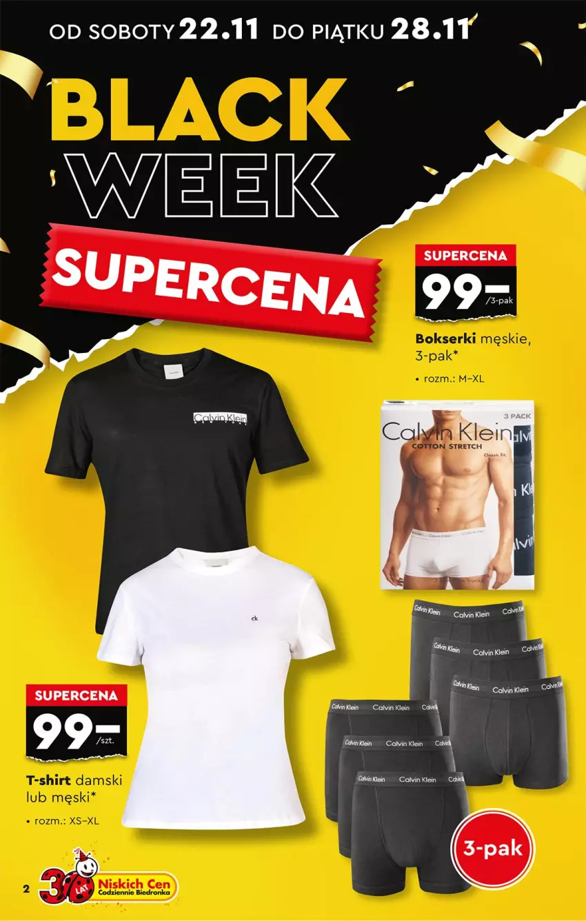 Gazetka promocyjna Biedronka - Okazje Tygodnia - ważna 22.11 do 06.12.2025 - strona 4 - produkty: Calvin Klein, Szyna