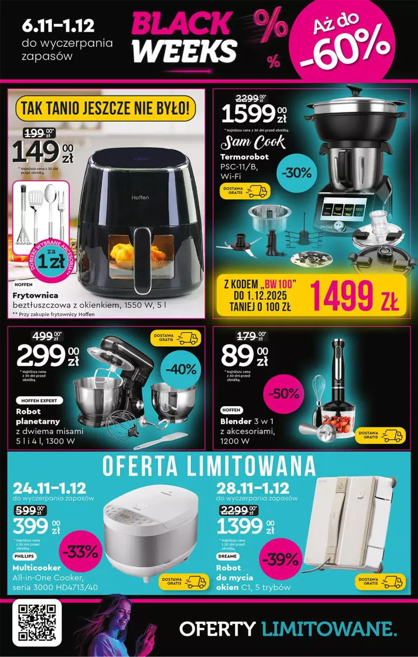 Gazetka promocyjna Biedronka - Okazje Tygodnia - ważna 22.11 do 06.12.2025 - strona 56 - produkty: Blender, Gra, Robot, Ser