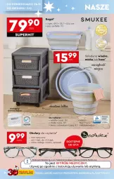 Gazetka promocyjna Biedronka - Okazje Tygodnia - Gazetka - ważna od 06.12 do 06.12.2025 - strona 38 - produkty: Kosz, Regał, Wiadro, Okulary do czytania, Miska