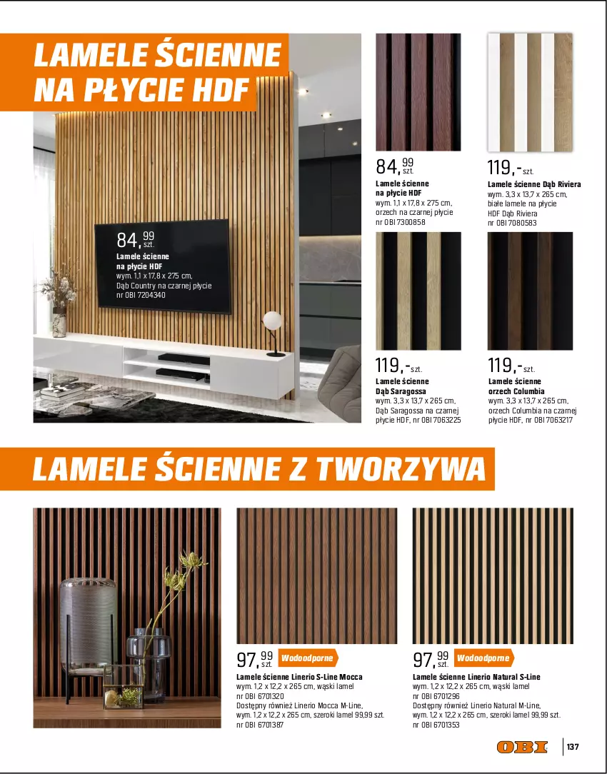 Gazetka promocyjna Obi - Gazetka OBI - ważna 01.09 do 31.12.2025 - strona 137 - produkty: Columbia, Por
