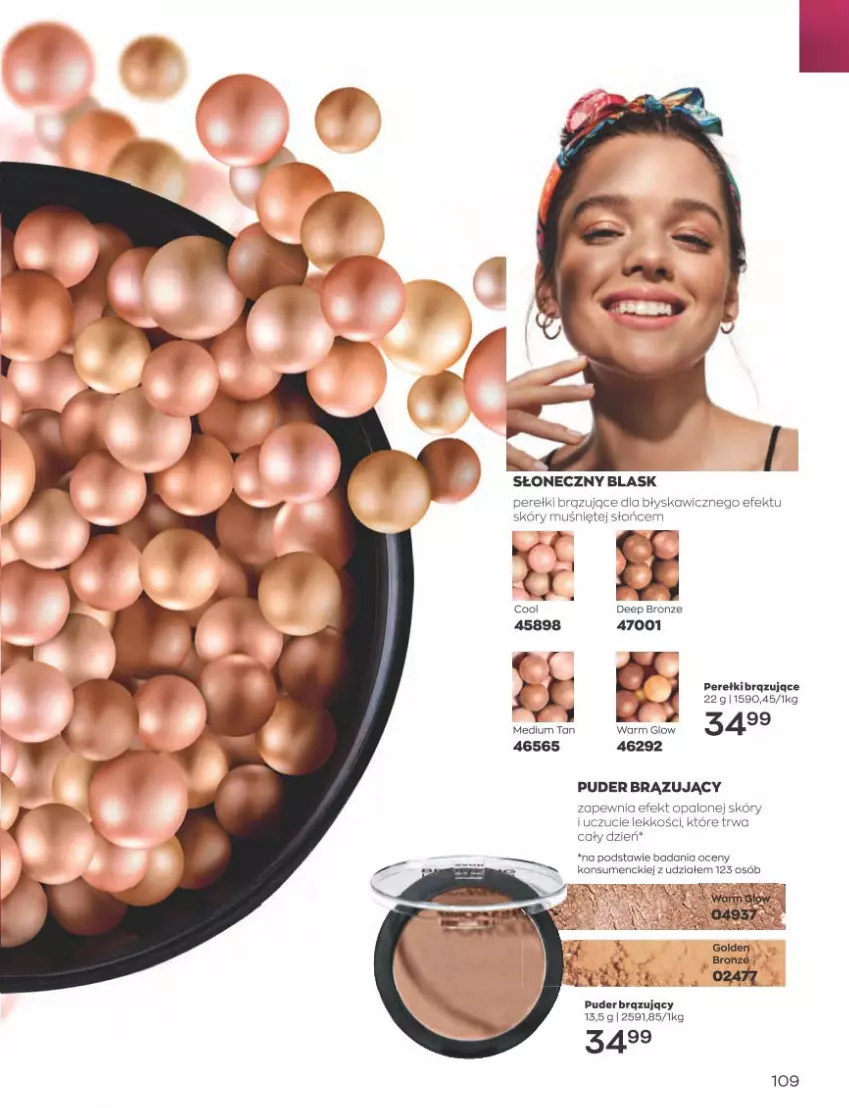 Gazetka promocyjna Avon - Katalog Avon 3/2023 kampania marzec - ważna 01.03 do 31.03.2023 - strona 109 - produkty: Mus, Puder, Waga