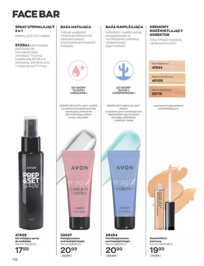 Gazetka promocyjna Avon - Katalog Avon 3/2023 kampania marzec - ważna 01.03 do 31.03.2023 - strona 118 - produkty: Fa, Makijaż, Mars, Podkład, Rozświetlacz