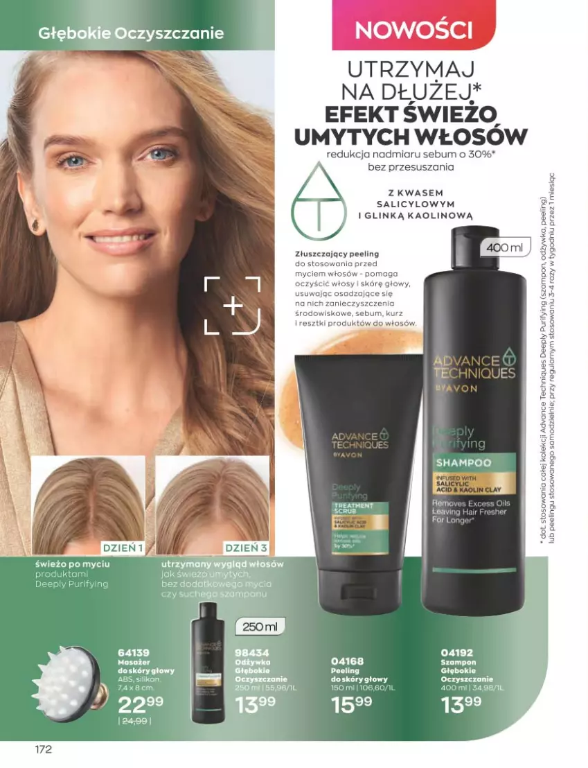 Gazetka promocyjna Avon - Katalog Avon 3/2023 kampania marzec - ważna 01.03 do 31.03.2023 - strona 172 - produkty: Fa, K2, Peeling, Pur, Szampon