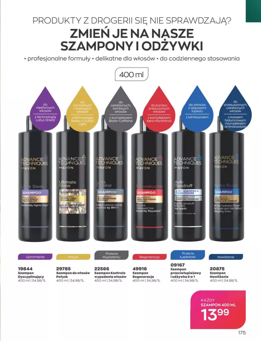 Gazetka promocyjna Avon - Katalog Avon 3/2023 kampania marzec - ważna 01.03 do 31.03.2023 - strona 175 - produkty: Brie, Fa, Rum, Szampon