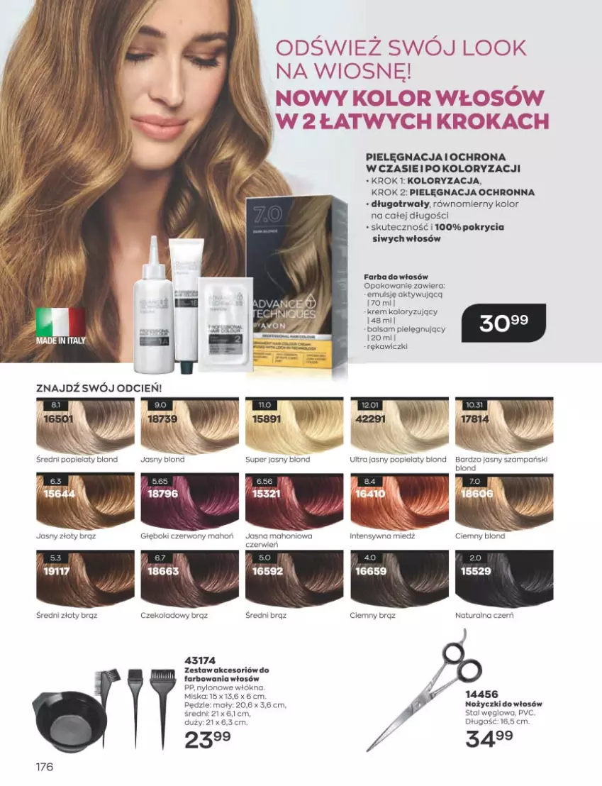 Gazetka promocyjna Avon - Katalog Avon 3/2023 kampania marzec - ważna 01.03 do 31.03.2023 - strona 176 - produkty: Cień, Fa, Mule, Noż, Nożyczki