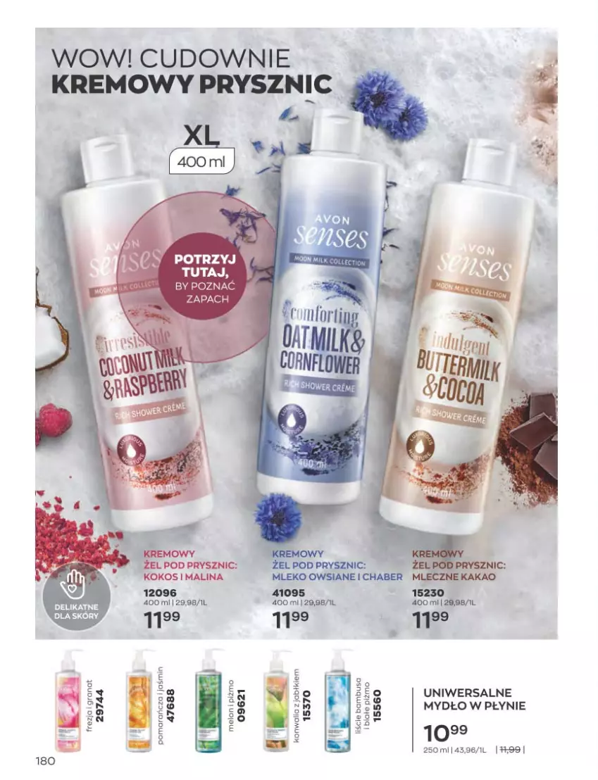 Gazetka promocyjna Avon - Katalog Avon 3/2023 kampania marzec - ważna 01.03 do 31.03.2023 - strona 180 - produkty: Fa, Kokos, Mleko