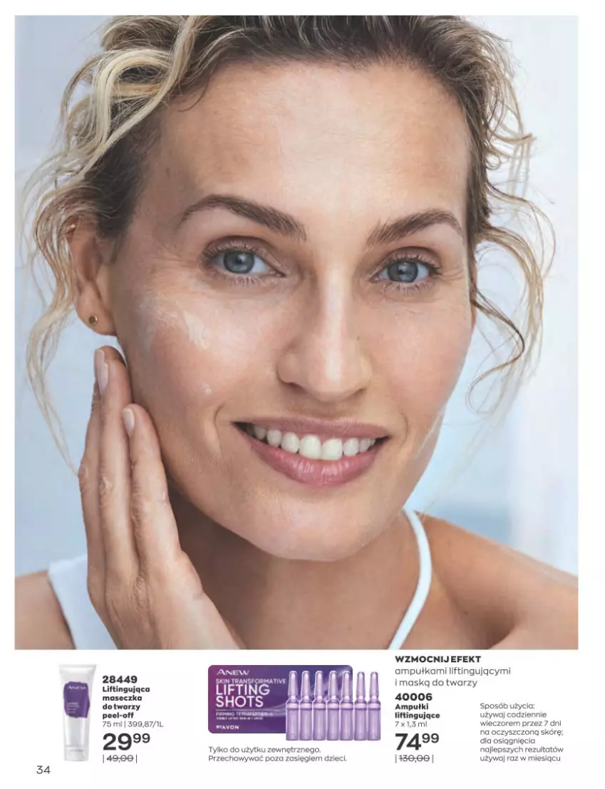 Gazetka promocyjna Avon - Katalog Avon 3/2023 kampania marzec - ważna 01.03 do 31.03.2023 - strona 34 - produkty: Anew, Dzieci, Tran