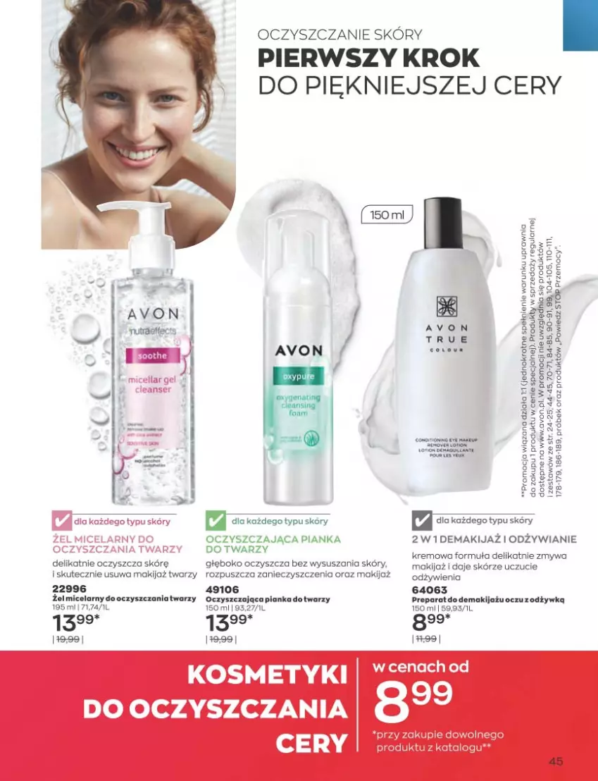 Gazetka promocyjna Avon - Katalog Avon 3/2023 kampania marzec - ważna 01.03 do 31.03.2023 - strona 45 - produkty: Fa, Makijaż, Ser, Top