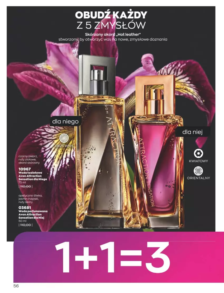 Gazetka promocyjna Avon - Katalog Avon 3/2023 kampania marzec - ważna 01.03 do 31.03.2023 - strona 56 - produkty: Nuty, Perfum, Sati