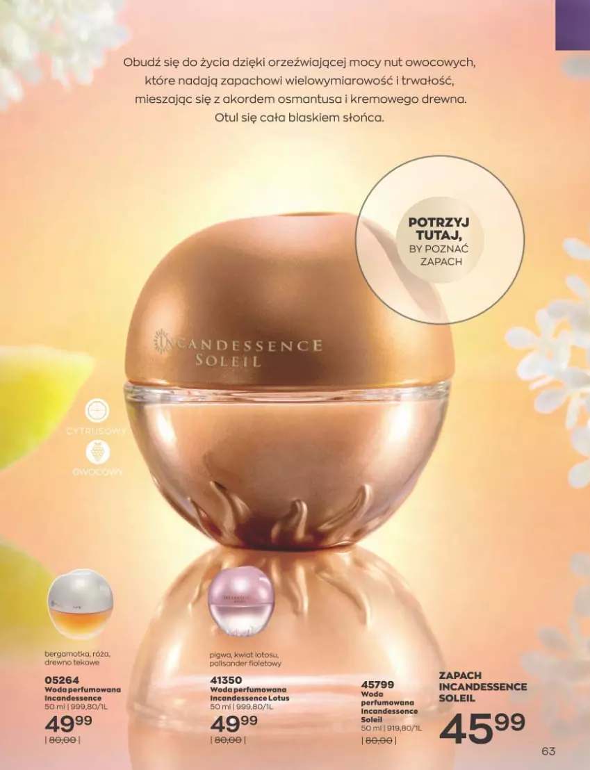 Gazetka promocyjna Avon - Katalog Avon 3/2023 kampania marzec - ważna 01.03 do 31.03.2023 - strona 63 - produkty: Perfum, Róża, Woda, Woda perfumowana