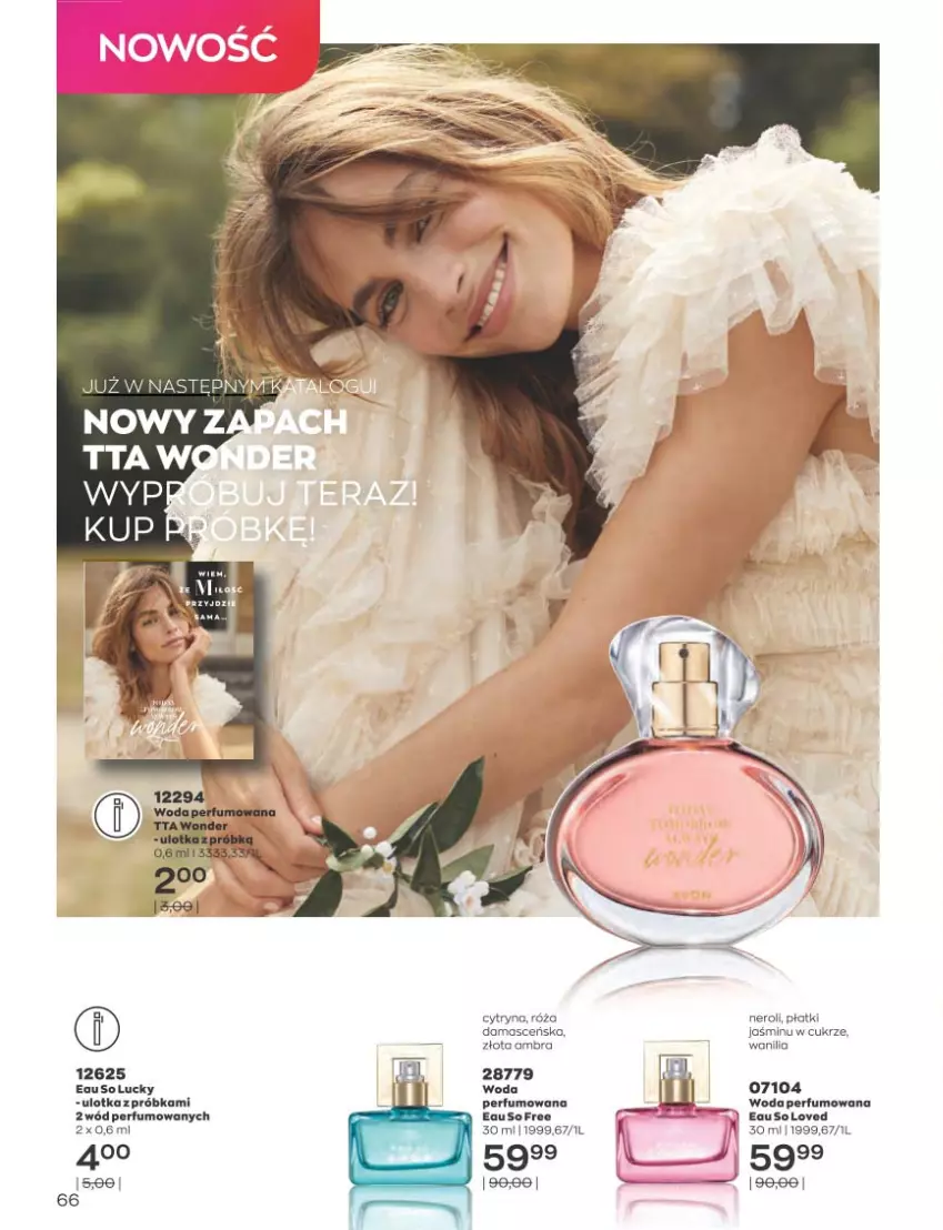 Gazetka promocyjna Avon - Katalog Avon 3/2023 kampania marzec - ważna 01.03 do 31.03.2023 - strona 66 - produkty: Perfum, Róża, Woda, Woda perfumowana